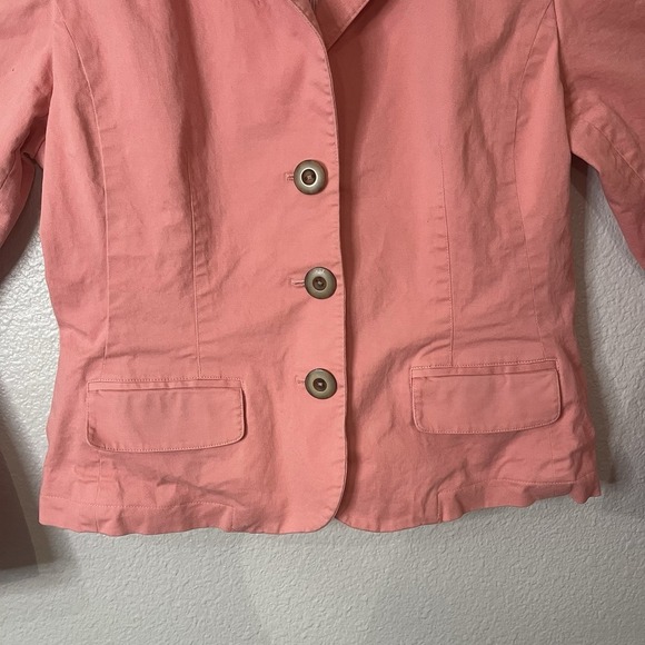 Talbots Women's Stretch Blazer Size 10 Light Pink - Picture 4 of 11